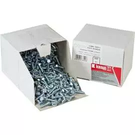 Острый оцинкованный саморез КВАДРА