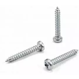 Острый оцинкованный саморез КВАДРА 4.8x25 DIN7981 10 шт. 814825010812