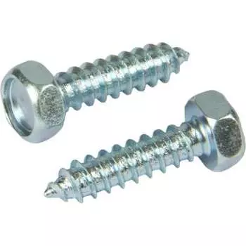 Острый оцинкованный саморез КВАДРА