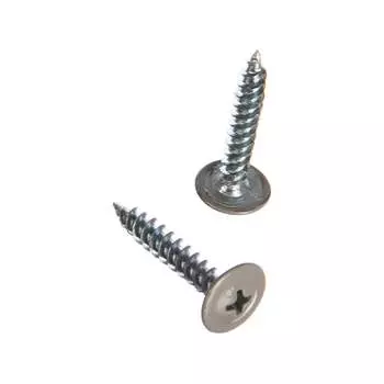 Острый саморез с прессшайбой качественный крепеж 4,2/25 RAL7004 серая (160 шт.) 0200249