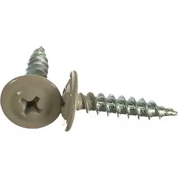 Острый саморез с прессшайбой качественный крепеж 4,2/19 RAL7004 серая (220 шт.) 0200247