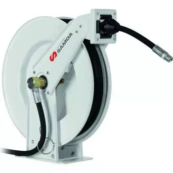 Открытая катушка со шлангом для воздуха, воды, масла и антифриза SAMOA