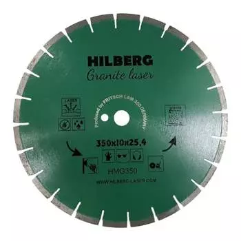 Отрезной алмазный диск Hilberg Hilberg Гранит Лазер HMG350