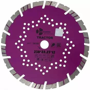 Отрезной алмазный диск TRIO-DIAMOND Tractor TR706