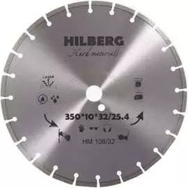 Отрезной диск алмазный Hilberg Hard Materials Лазер HM108/32
