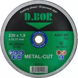 Отрезной диск по металлу D.BOR METAL-CUT F41-MC-230-19-22