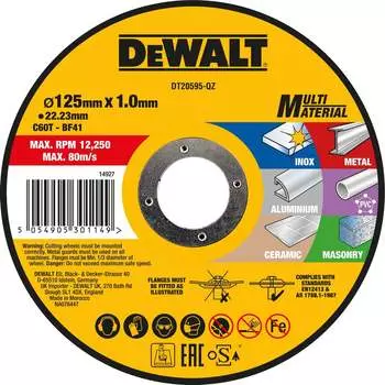 Отрезной диск по мультиматериалу Dewalt DT20595-QZ