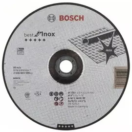 Вогнутый отрезной круг по нержавейке Bosch