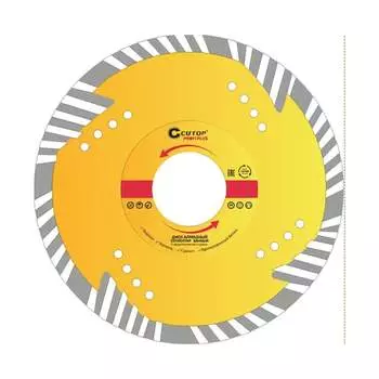Отрезной сегментный алмазный диск CUTOP Plus 67-416