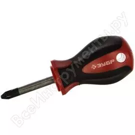 Отвертка бочка ph2x38мм зубр мастер stubby 25062-38-2_z02