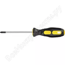 Отвертка, двухкомпонентная рукоятка магнитный наконечник ph1x150мм stayer 2510-1-15_z02