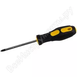 Отвертка, двухкомпонентная рукоятка, магнитный наконечник ph2x100мм stayer 2510-2-10_z02