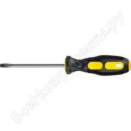 Отвертка, двухкомпонентная рукоятка, магнитный наконечник, sl5,0x100мм stayer 2509-05-1_z02