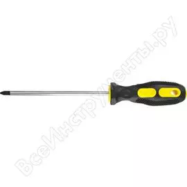 Отвертка, двухкомпонентная рукоятка, магнитный наконечник stayer maxfix ph2x150мм 2510-2-15_z02