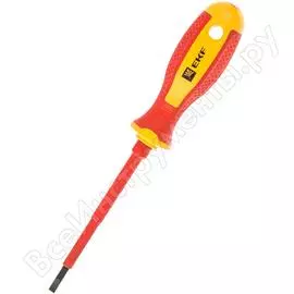 Отвертка ekf expert sl4x100 мм, 1000в proxima sqsl-4-100-exp-in