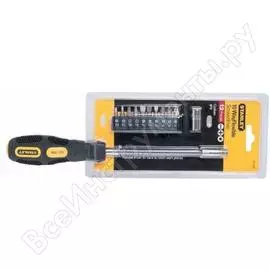 Отвертка с гибким стержнем с 10 вставками stanley 0-62-508