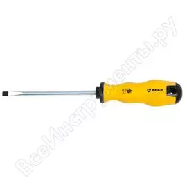 Отвертка с прямым шлицем sl4 100мм кабинетная aist 810410040-x 00-00003443