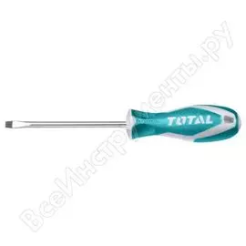 Отвертка шлицевая sl 5,5x100 мм total tht2146p