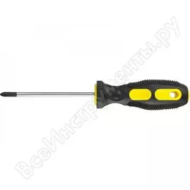 Отвертка stayer двухкомп. рукоятка, магнитный наконечник, sl6,0x100мм 2509-06-10_z02