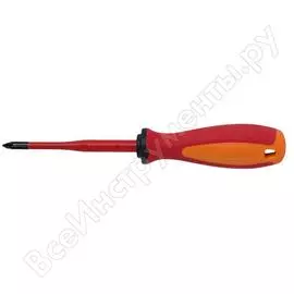 Отвертка unior изолированная vde 1000v, с утонченным жалом, pz2х100мм 3838909240701