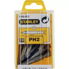 Отверточная вставка stanley ph 2/50 мм 1/4" 10 шт. 1-68-992