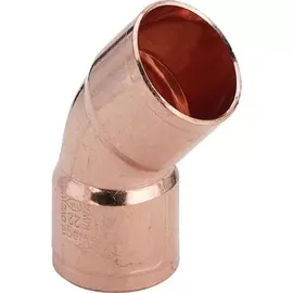 Отвод viega вв 45 градусов, dn 35 медь 104016