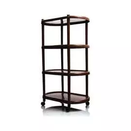 Овальная четырехсекционная этажерка ПОЛИМЕРБЫТ