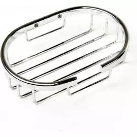 Овальная металлическая мыльница-сетка Аквалиния