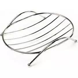 Овальная металлическая мыльница-сетка Аквалиния