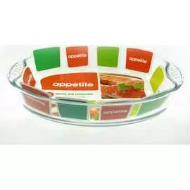 Овальная стеклянная форма appetite