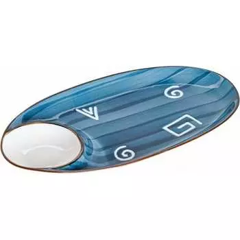 Овальное керамическое блюдо PERFECTO LINEA Marine 17-103302