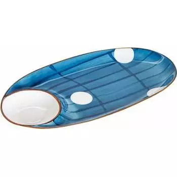 Овальное керамическое блюдо PERFECTO LINEA Marine 17-103303