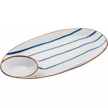 Овальное керамическое блюдо PERFECTO LINEA Marine 17-103300