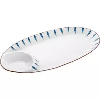 Овальное керамическое блюдо PERFECTO LINEA Marine 17-103301