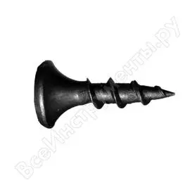 Оксидированный саморез гипсокартон/дерево крепстройгрупп 3,5х16, 1 кг 145270