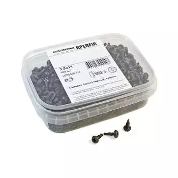 Оксидированный саморез качественный крепеж 3,8x11 (600 шт.) 0200069