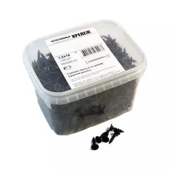 Оксидированный саморез качественный крепеж 3,5х16 0500355 КЧ