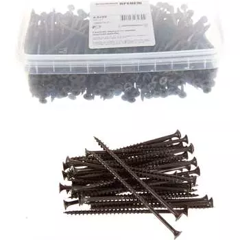 Оксидированный саморез качественный крепеж 4,8х 89 1000379 КЧ