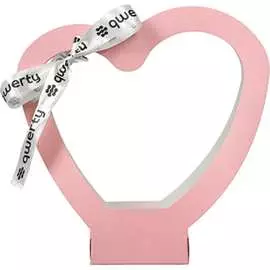 Пакет для цветов QWERTY Сердце 74096