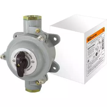 Пакетный выключатель TDM ELECTRIC ПВ3-16 3П 16А 220В, силуминовый корпус, IP56 SQ0723-0069