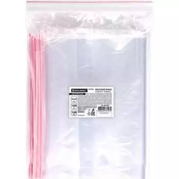 Пакеты BRAUBERG ZIP LOCK EXTRA 608184