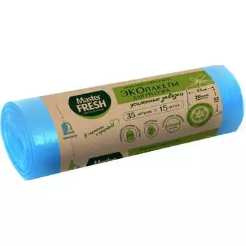 Пакеты для мусора Master Fresh Эко 218468