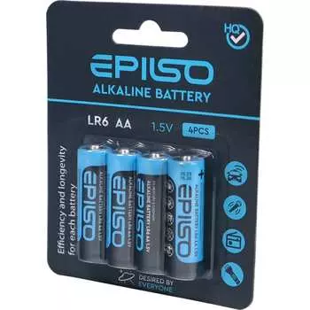 Пальчиковые элементы питания Epilso lr6/aa EPB-LR6-4BC