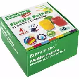 Пальчиковые краски для малышей BRAUBERG