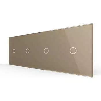 Панель для четырех сенсорных выключателей LIVOLO
