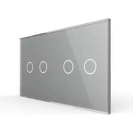 Панель для двух сенсорных выключателей LIVOLO BB-C7-C2/C2-15