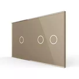 Панель для двух сенсорных выключателей LIVOLO BB-C7-C1/C2-13