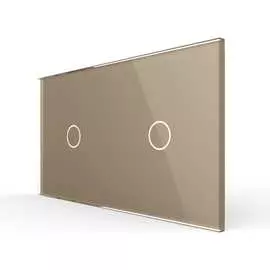 Панель для двух сенсорных выключателей LIVOLO BB-C7-C1/C1-13