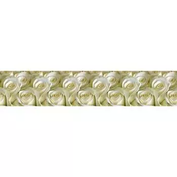 Панель для кухонного фартука ФАРТУКОФФ ТП-Белые розы 35010070103