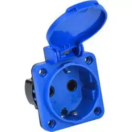 Панельная розетка IEK MAGNUM SCHUKO РП12-3 PSN71-016-3-2-54-K07